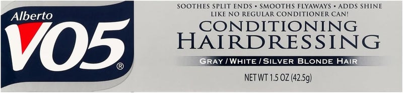 VO5 Alberto Conditioning Hairdressing for Gray, White, and Silver Hair - 1.5 oz (Pack of 2) - Image 2